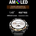 HK98 1.43 inch BT5.3 Fitness Sport Smart Watch, Support Bluetooth Call / Sleep / Blood Oxygen / Heart Rate / Blood Pressure Health Monitor - Image 12
