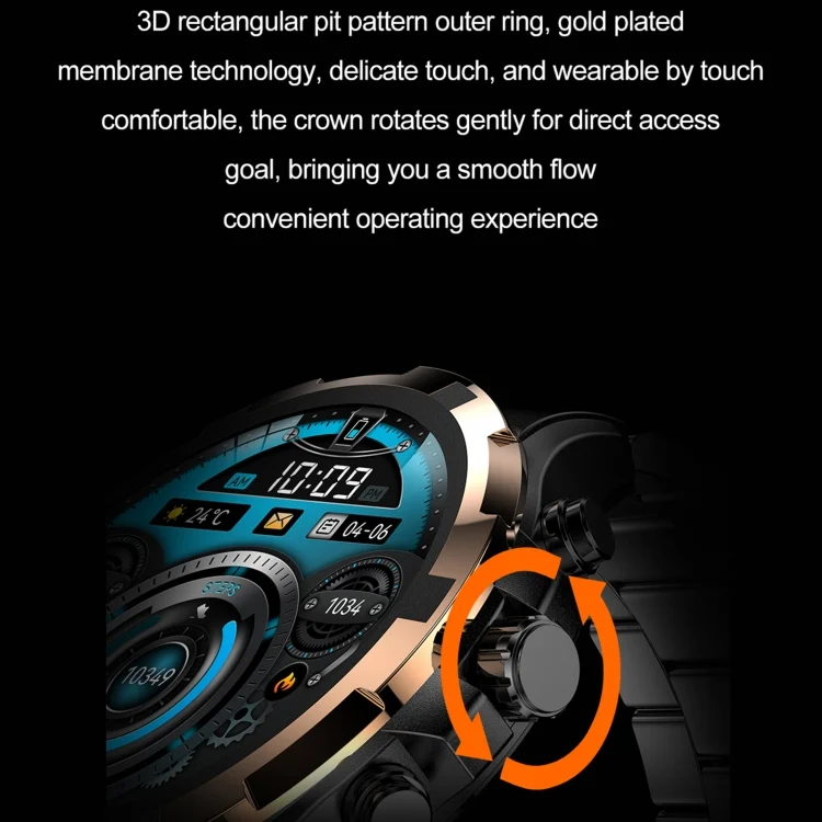 EDA0063585_B9.webp HK98 1.43 inch BT5.3 Fitness Sport Smart Watch, Support Bluetooth Call / Sleep / Blood Oxygen / Heart Rate / Blood Pressure Health Monitor - Image 10