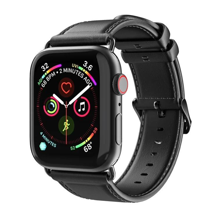 DUX DUCIS Business Genuine Leather Watch Strap, For Apple Watch Series 9 41mm, For Apple Watch Ultra 49mm, For Apple Watch Series 8 41mm, For Apple Watch Series 8 45mm, For Apple Watch SE 2022 40mm...