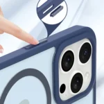 Metal Button Skin Feel Matte MagSafe Shockproof Phone Case, For iPhone 11, For iPhone 14 - Image 3