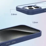 Metal Button Skin Feel Matte MagSafe Shockproof Phone Case, For iPhone 11, For iPhone 14 - Image 6