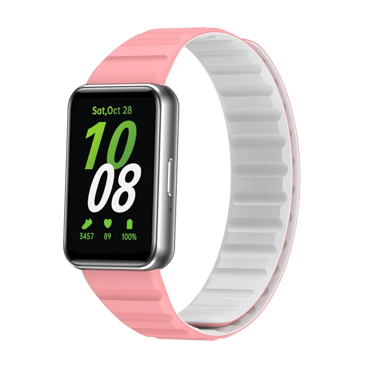Two Color Magnetic Silicone Watch Band
