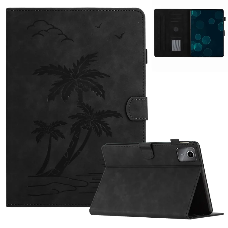 Coconut Tree Embossed Smart Leather Tablet Case, For Xiaomi Redmi Pad SE, For Xiaomi Pad 6/6 Pro, For Xiaomi Redmi Pad