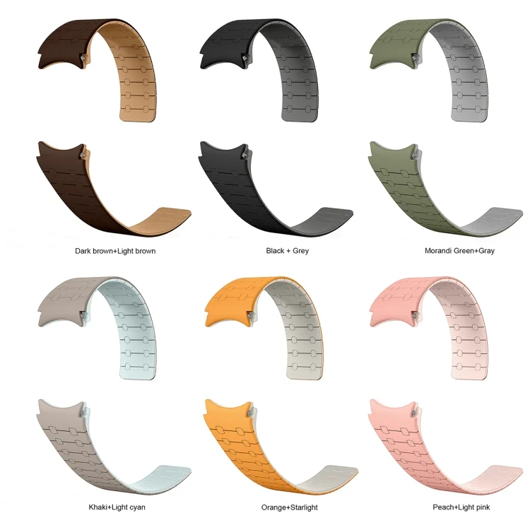 EDA0063712_B2.webp Two Color Loop Magnetic Silicone Watch Band - Image 3