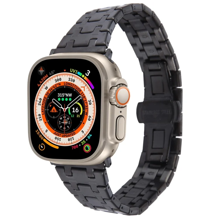 Double T Stainless Steel Watch Band, For Apple Watch Ultra 49mm, For Apple Watch Series 8 41mm
