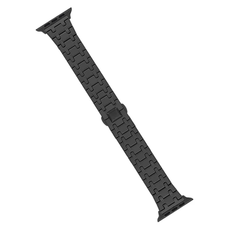 EDA006380110A_1.webp Double T Stainless Steel Watch Band, For Apple Watch SE 2022 44mm, For Apple Watch Series 7 41mm - Image 7