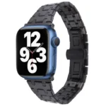 Double T Stainless Steel Watch Band, For Apple Watch Series 7 45mm, For Apple Watch SE 40mm