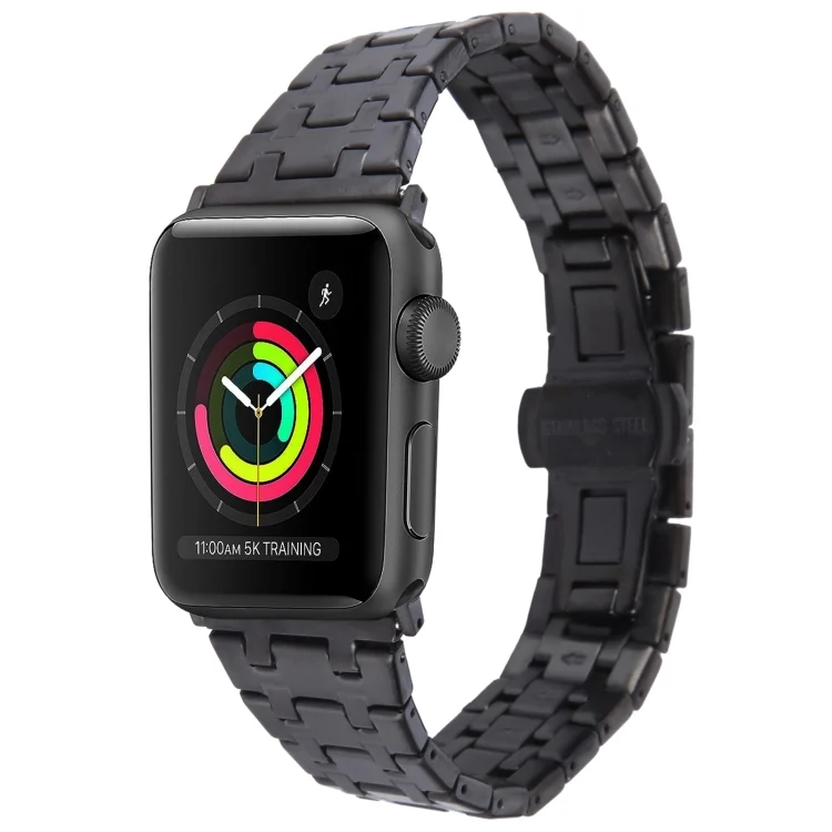 Double T Stainless Steel Watch Band, For Apple Watch Series 3 42mm, For Apple Watch Series 2 42mm