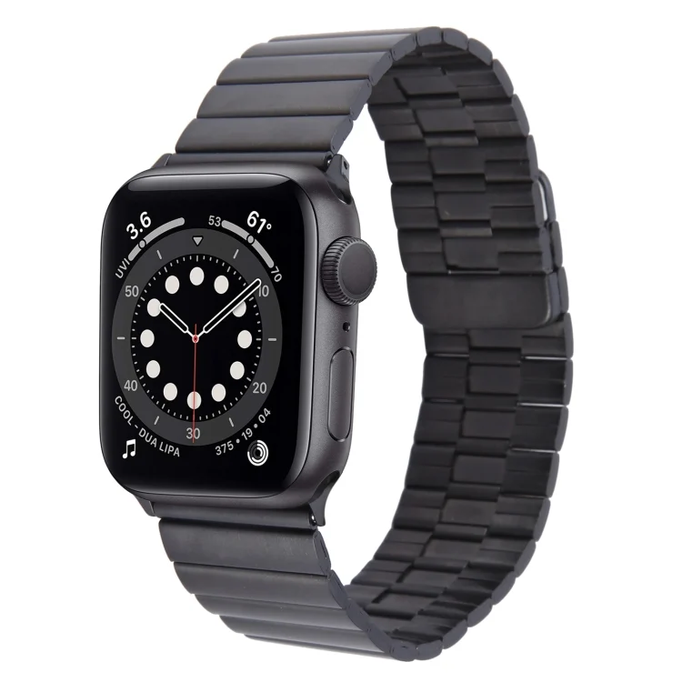 Bamboo Stainless Steel Magnetic Watch Band, For Apple Watch Series 6 40mm, For Apple Watch Series 6 44mm