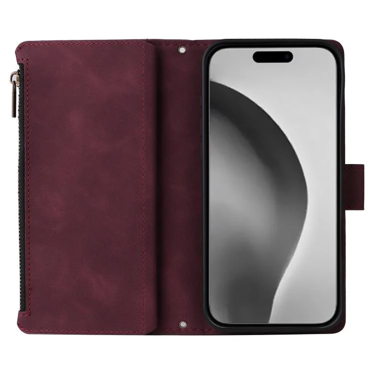 EDA006388005A_3.webp Multifunctional Multi-Card Wallet Phone Leather Case, For iPhone 16 Pro Max, For iPhone 16 Pro, For iPhone 16 Plus, For iPhone 16 - Image 4