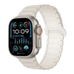 I-Shaped Magnetic Silicone Watch Band, For Apple Watch Ultra 49mm