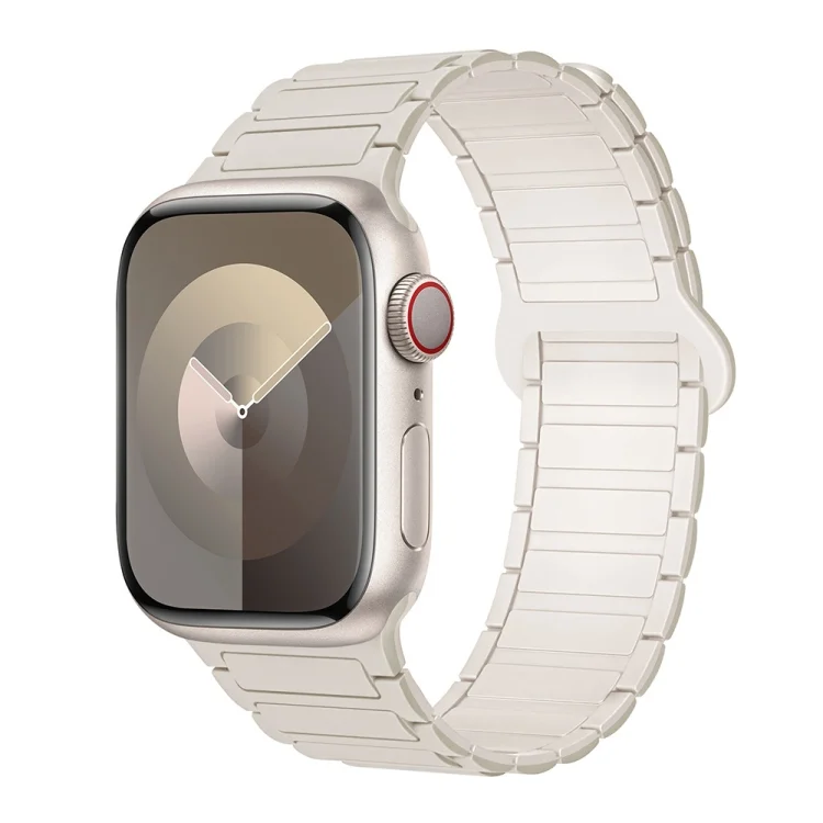 I-Shaped Magnetic Silicone Watch Band, For Apple Watch 38mm