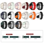 I-Shaped Magnetic Silicone Watch Band, For Apple Watch SE 2023 44mm - Image 3