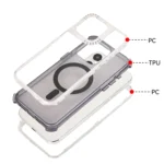 Dreamland MagSafe Magnetic 3 in 1 TPU + PC Phone Case, For iPhone 14 Pro, For iPhone 14 Pro Max - Image 3