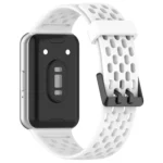 Hole Style Dual Buckle Silicone Watch Band - Image 8