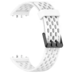 Hole Style Dual Buckle Silicone Watch Band - Image 9
