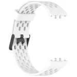 Hole Style Dual Buckle Silicone Watch Band - Image 10