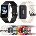 Hole Style Dual Buckle Silicone Watch Band - Image 2