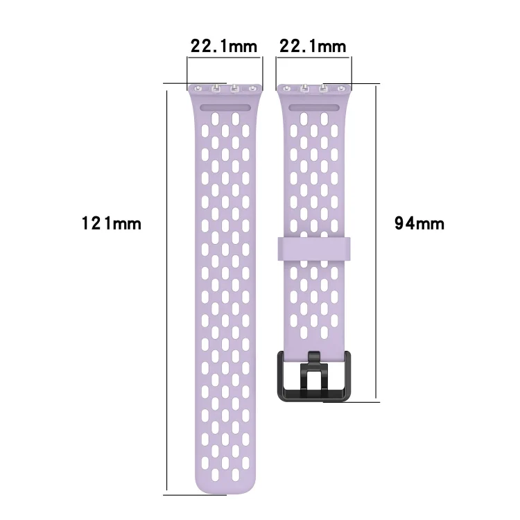 EDA0063987_B2.webp Hole Style Dual Buckle Silicone Watch Band - Image 3