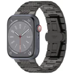 Twill Stainless Steel Watch Band, For Apple Watch Series 9 45mm, For Apple Watch Series 9 41mm, For Apple Watch Ultra 49mm, For Apple Watch Series 8 41mm, For Apple Watch Series 8 45mm