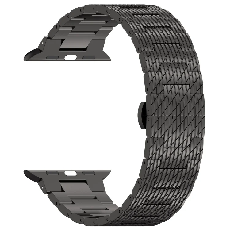 EDA006403404A_2.webp Twill Stainless Steel Watch Band, For Apple Watch Series 9 45mm, For Apple Watch Series 9 41mm, For Apple Watch Ultra 49mm, For Apple Watch Series 8 41mm, For Apple Watch Series 8 45mm - Image 9