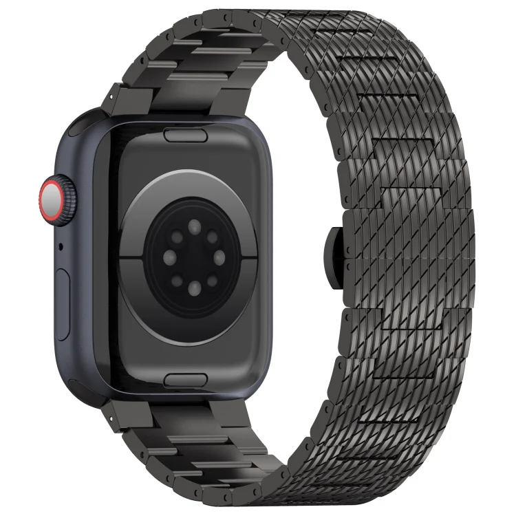 EDA006403427A_1.webp Twill Stainless Steel Watch Band, For Apple Watch Series 10 46mm, For Apple Watch Series 10 42mm, For Apple Watch SE 2023 44mm, For Apple Watch SE 2023 40mm, For Apple Watch Ultra 2 49mm - Image 8