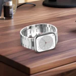 Twill Stainless Steel Watch Band, For Apple Watch Series 10 46mm, For Apple Watch Series 10 42mm, For Apple Watch SE 2023 44mm, For Apple Watch SE 2023 40mm, For Apple Watch Ultra 2 49mm - Image 6