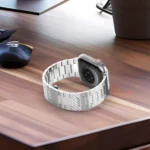 Twill Stainless Steel Watch Band, For Apple Watch Series 10 46mm, For Apple Watch Series 10 42mm, For Apple Watch SE 2023 44mm, For Apple Watch SE 2023 40mm, For Apple Watch Ultra 2 49mm - Image 7