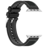 Official Buckle Hybrid Nylon Braid Silicone Watch Band, For Apple Watch Series 6 44mm, For Apple Watch Series 5 44mm, For Apple Watch Series 5 40mm, For Apple Watch Series 4 44mm... - Image 10