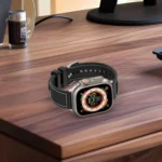 Official Buckle Hybrid Nylon Braid Silicone Watch Band, For Apple Watch SE 2023 44mm, For Apple Watch SE 2023 40mm, For Apple Watch Ultra 2 49mm, For Apple Watch Series 9 45mm... - Image 6