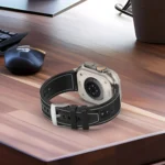 Official Buckle Hybrid Nylon Braid Silicone Watch Band, For Apple Watch SE 2023 44mm, For Apple Watch SE 2023 40mm, For Apple Watch Ultra 2 49mm, For Apple Watch Series 9 45mm... - Image 7