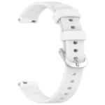 14mm Silver Buckle Silicone Watch Band Wristband - Image 9