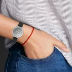 14mm Silver Buckle Silicone Watch Band Wristband - Image 5