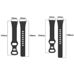 Slim Reverse Buckle Silicone Watch Band - Image 3
