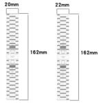 Universal Twill Stainless Steel Watch Band - Image 3