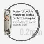 ZGA Milanese Magnetic Metal Watch Band, For Apple Watch Series 6 44mm, For Apple Watch Series 5 44mm, For Apple Watch Series 4 44mm, For Apple Watch Series 3 42mm, For Apple Watch Series 2 42mm... - Image 6