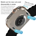 ZGA Ocean Silicone Watch Band, For Apple Watch 42mm - Image 7