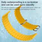 ZGA Ocean Silicone Watch Band, For Apple Watch 42mm - Image 8