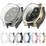 Full Coverage TPU Electroplated Watch Protective Case - Image 2