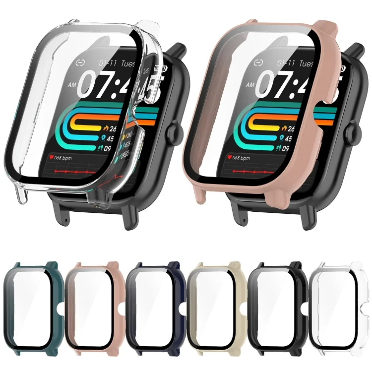 EDA0064137_B1.webp For P66 / P66D / P66ED 1.85 inch Watch PC + Tempered Film Integrated Watch Protective Case - Image 2