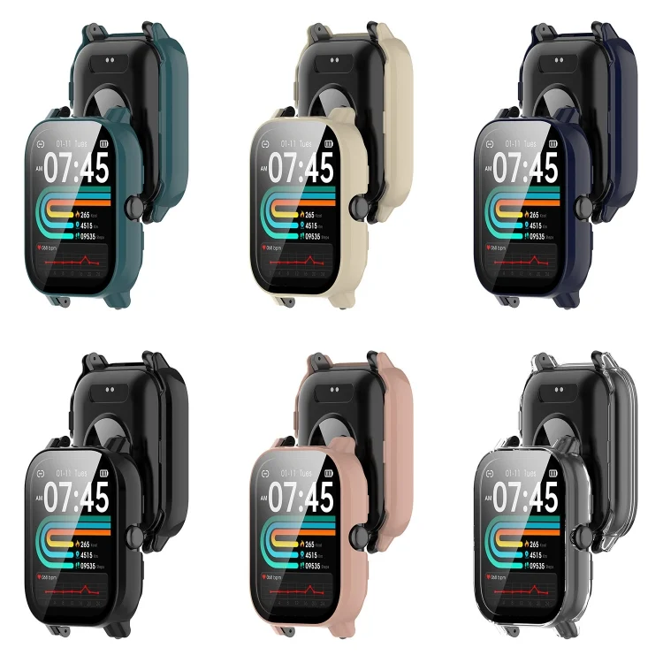 EDA0064137_B4.webp For P66 / P66D / P66ED 1.85 inch Watch PC + Tempered Film Integrated Watch Protective Case - Image 5