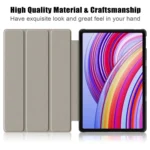 Custer Painted 3-Fold Stand Leather Smart Tablet Case, For Xiaomi Redmi Pad Pro 12.1 - Image 3