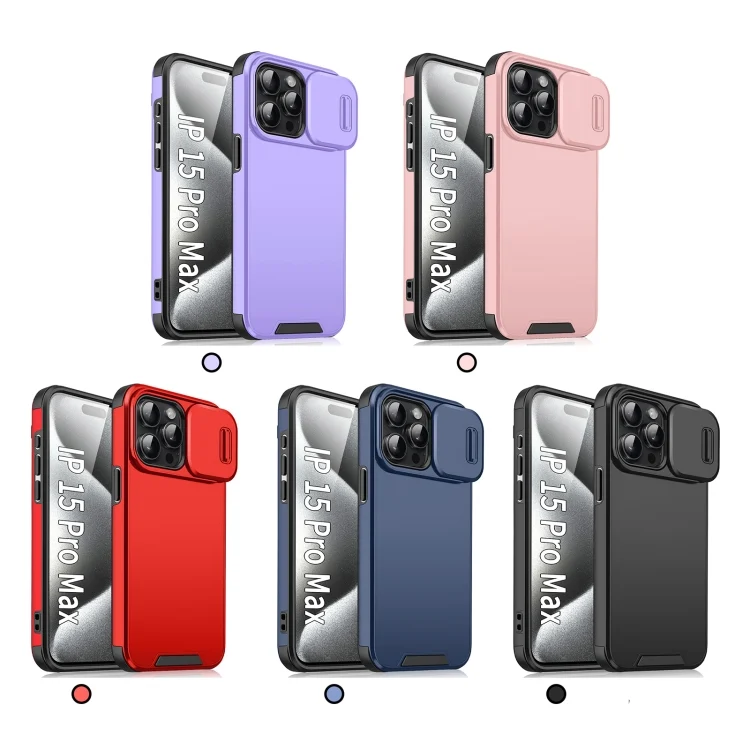 EDA0064291_B1.webp Sliding Camshield TPU + PC Phone Case, For iPhone 16 Pro Max, For iPhone 16 Pro, For iPhone 16 Plus, For iPhone 16 - Image 2