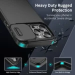 Sliding Camshield TPU + PC Phone Case, For iPhone 16 Pro Max, For iPhone 16 Pro, For iPhone 16 Plus, For iPhone 16 - Image 5