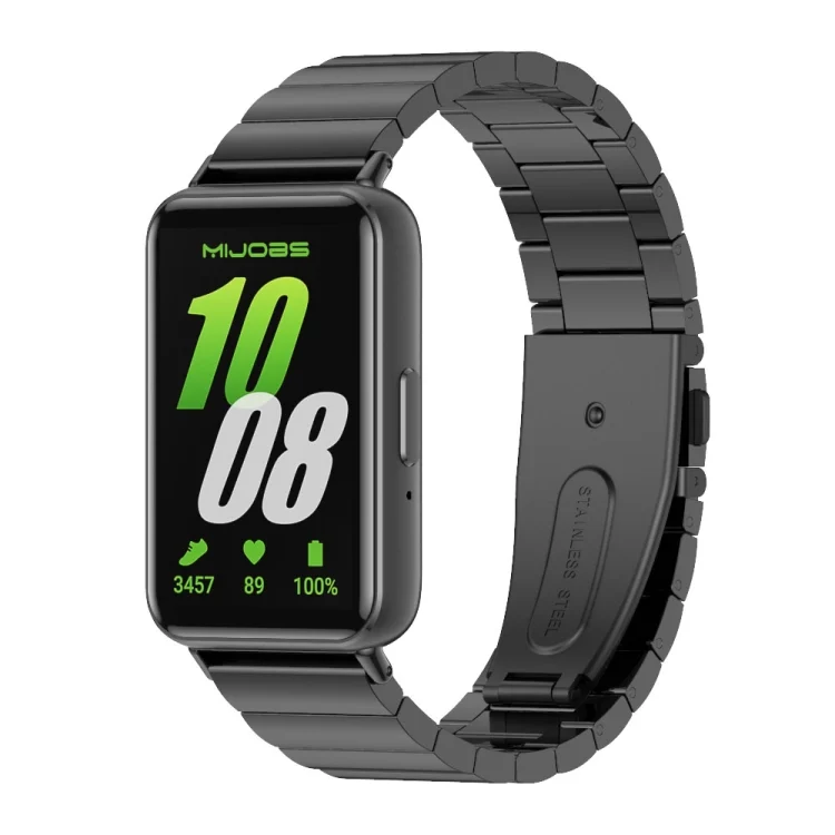 Mijobs Bamboo Metal Watch Band