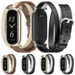 Mijobs GT4 Dual-Loop Leather Watch Band - Image 2