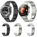 22mm Flat Buckle Titanium Alloy Watch Band - Image 2