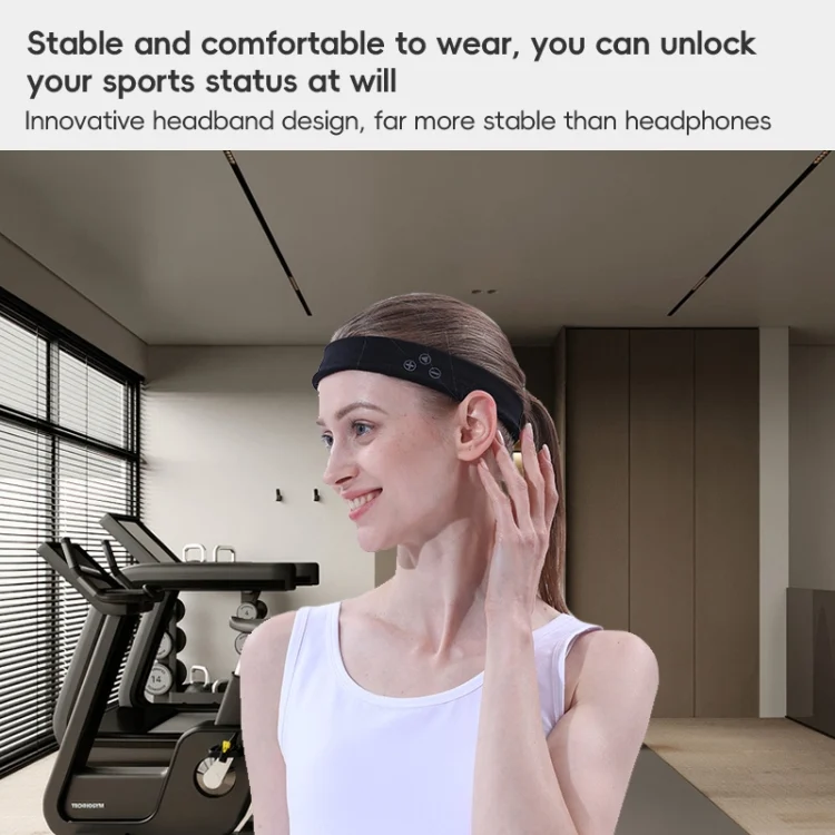 EDA006439901A_3.webp Mucro B01 Turban Style Wireless Bluetooth Headset Sports Headband - Image 4