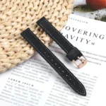 14mm Linen Fabric Leather Watch Band - Image 8