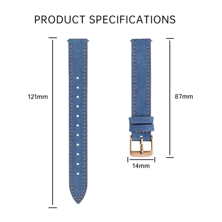 EDA0064438_B2.webp 14mm Linen Fabric Leather Watch Band - Image 3